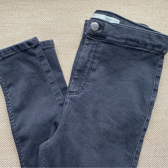 Topshop Black Joni Jeans - Picture 6 of 6